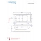 Μπανιέρα Ευθύγραμμη Carron Profile Carronite 464C 170x75 Μπανιέρα Ευθύγραμμη Carron Profile Carronite 464C 170x75